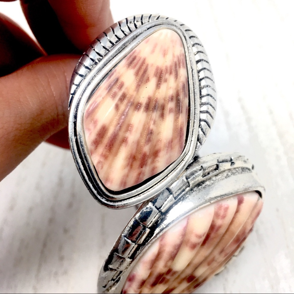 New Large Seashells Expandable Statement Piece Bo… - image 7
